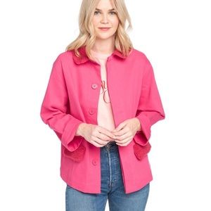 Hot pink Sherpa Work Jacket